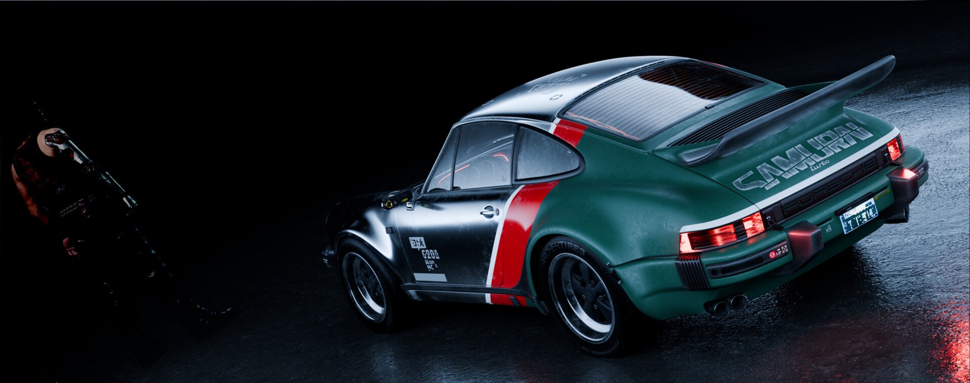 Porsche 911 Turbo 930 Cyberpunk 3D - TurboSquid 2288200