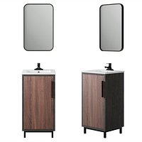 OVE Ira 18 Earthtone Driftwood Vanity