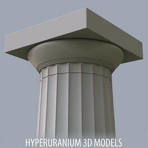 3d doric column model