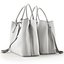 Leather tote handbag 3D model