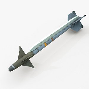 3D AIM-9 Sidewinder Missile