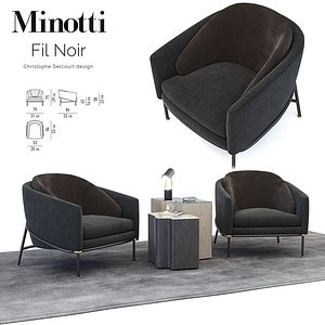 Minotti Fil Noir