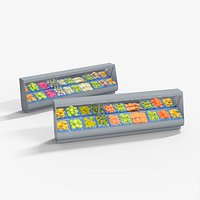 Supermarket Veg Stand Shelve