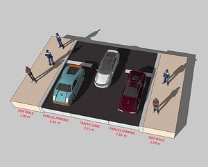 SketchUp Street Models | TurboSquid