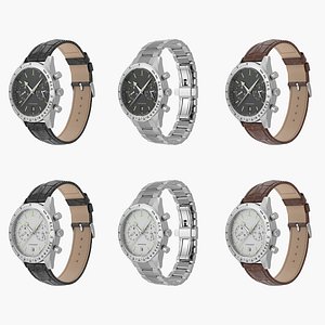 Chronometer Watch Bundle Collection 3D model