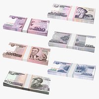 North Korea Banknotes Bundles Collection 4
