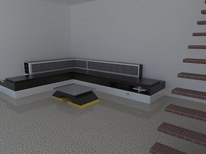 living room sofa and table