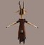 3D Cartoon Deer Rigged model
