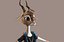 3D Cartoon Deer Rigged model