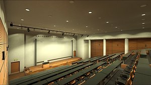 University Lecture Theatre 02 3D model