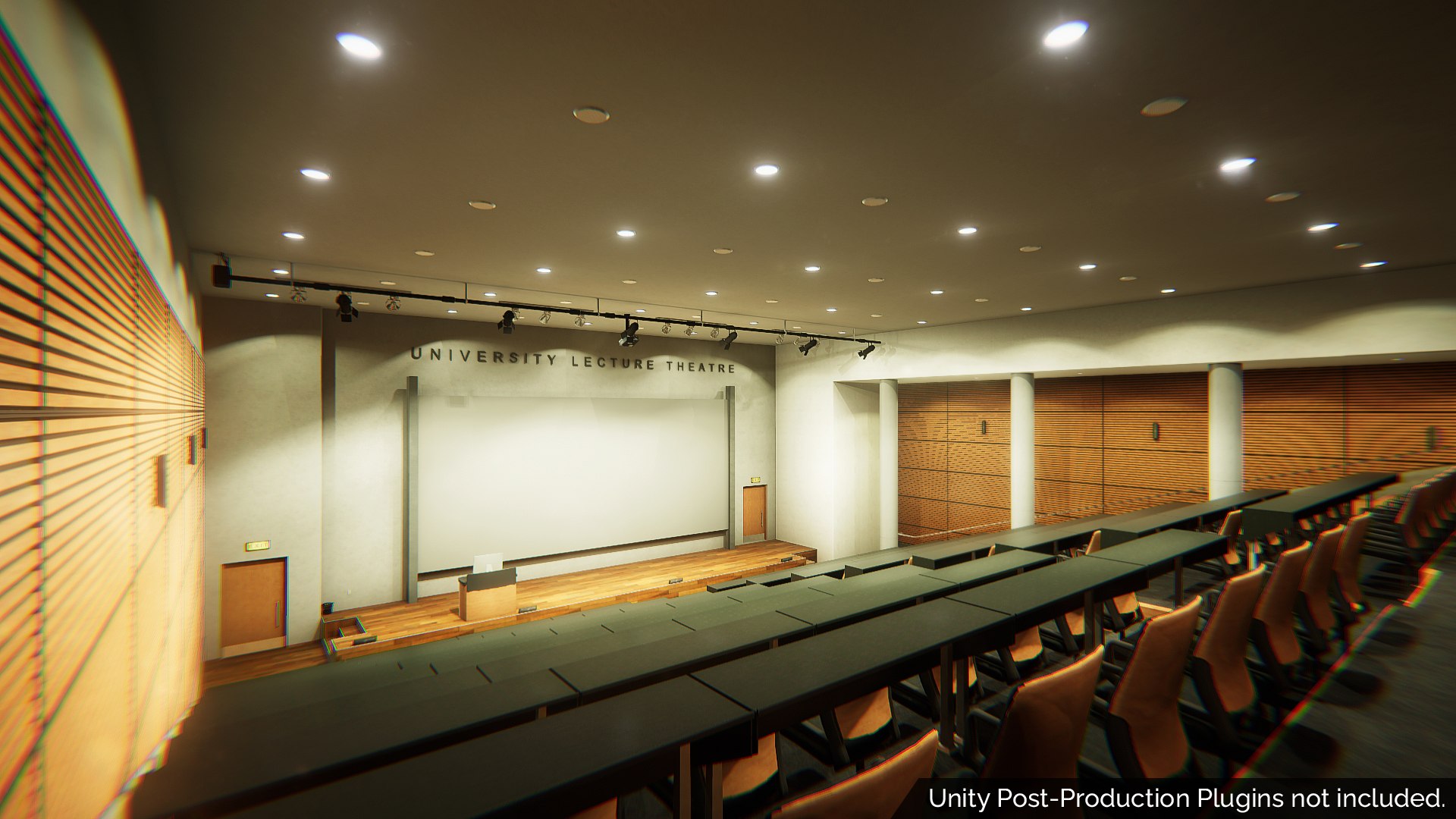 University Lecture Theatre 02 3D Model - TurboSquid 1850000