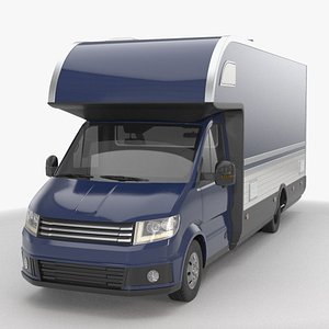 Generic Food Truck 02 3D model