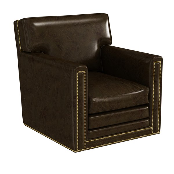 A Rudin 715 Lounge Club Leather Chair 3D model - TurboSquid 1976767