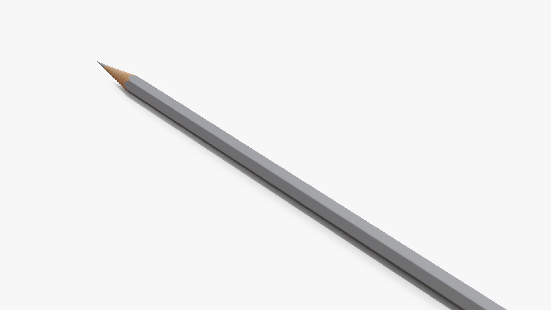 3D Grey Pencil - TurboSquid 2249169