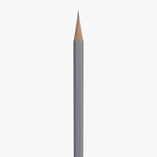 3D Grey Pencil