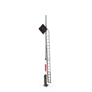 3D railway traffic light model