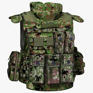 3D model JGSDF Body Armor Vest Type3