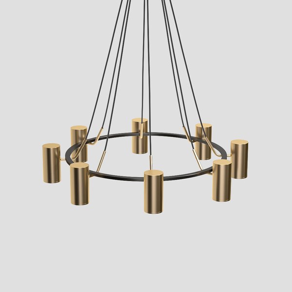 3D chandelier unity 8 lamps model - TurboSquid 1604285