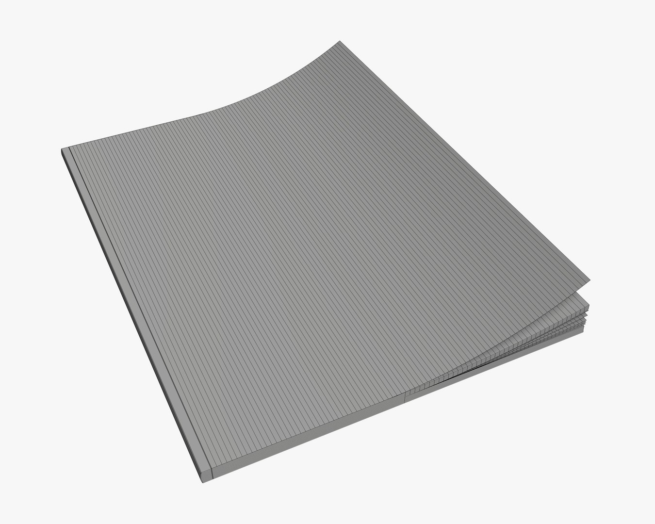 Magazine Closed 3D Model - TurboSquid 1453993
