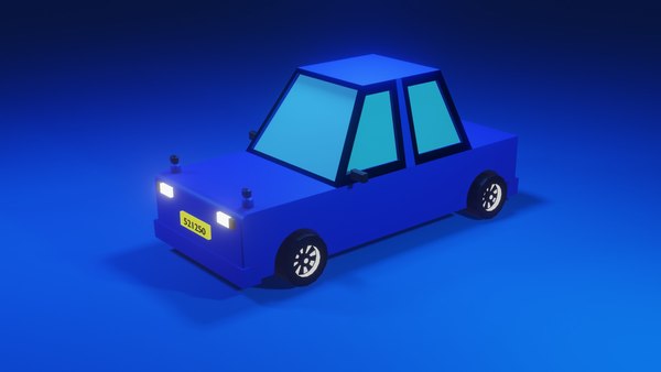 Free cartoon car 3D model - TurboSquid 1621796
