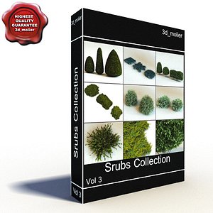 shrubs vol3 3d max