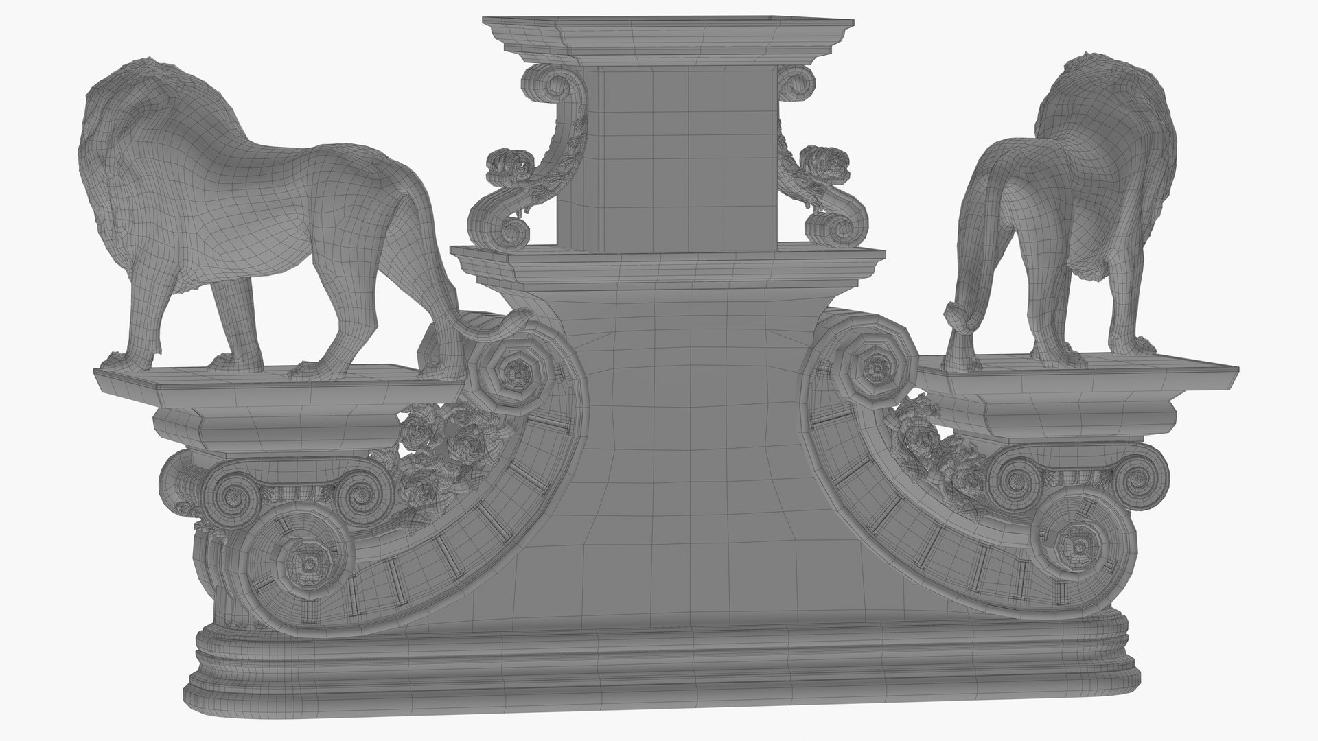 Statue Base 3d Model