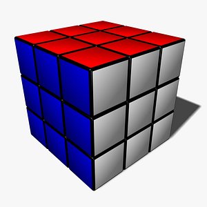 rubik s cube 3d model