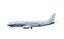 Boeing 737-800 Realistisches Jet-Verkehrsflugzeug
