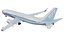 Boeing 737-800 Realistisches Jet-Verkehrsflugzeug