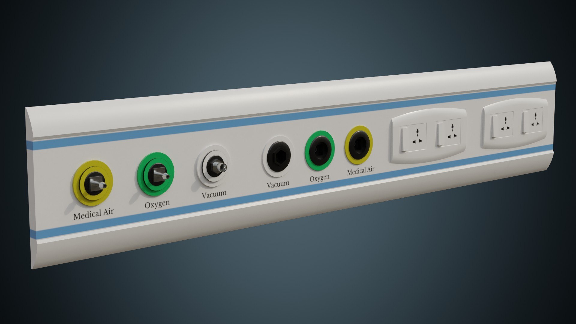 3D Bed Head Panel 1A - TurboSquid 2053514
