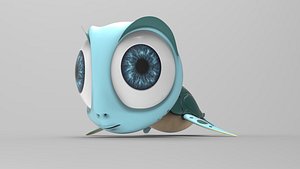 3D Turtle Cartoon model
