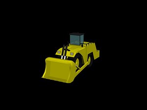 bulldozer 111 3d model