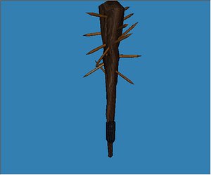 games weapons bludgeon 3d model
