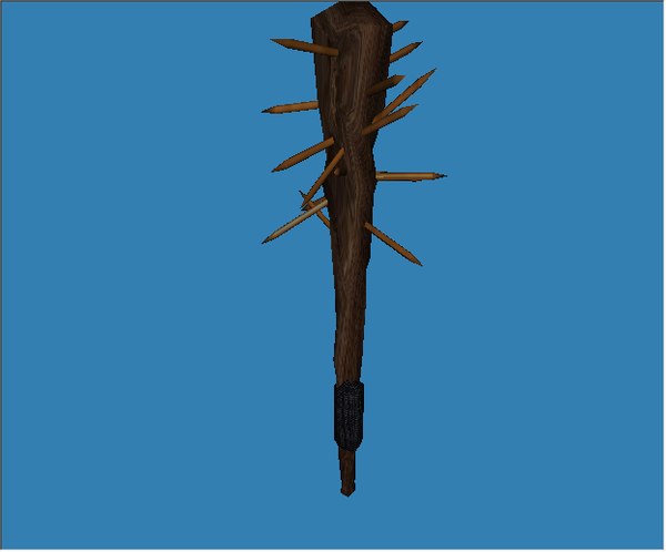 games weapons bludgeon 3d model