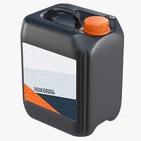 5L Plastic Jerrycan 3D model