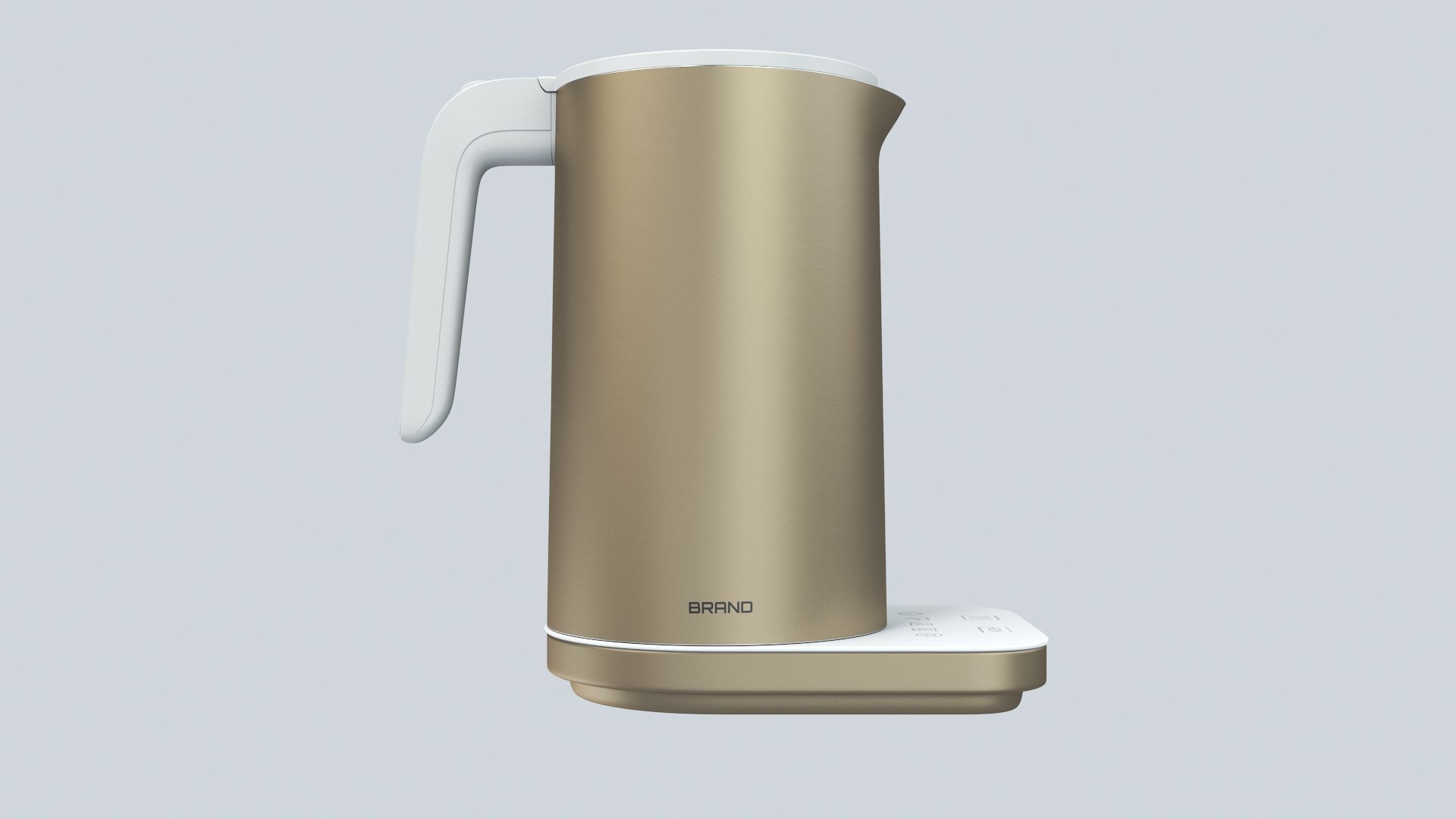 Electric Tea Kettle Brass 3D Model - TurboSquid 2044016