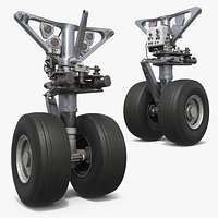 Twin Wheel Aircraft Nose Landing Gear