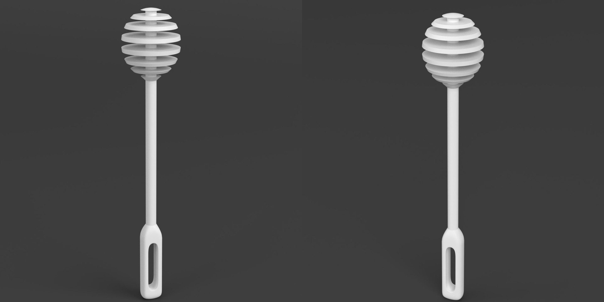 Plastic honey dipper model TurboSquid 1451938