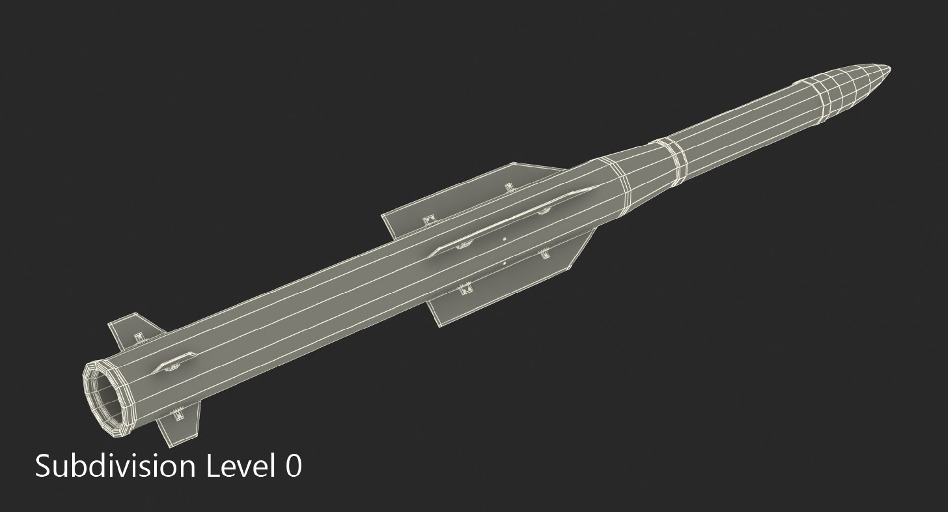 9m317 Surface Air Missile 3D Model - TurboSquid 1300239