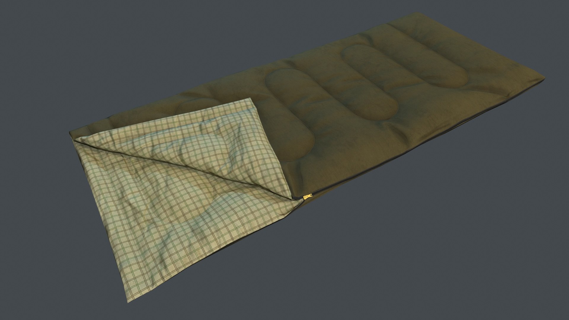 3D Sleeping Bag Model TurboSquid 1661760