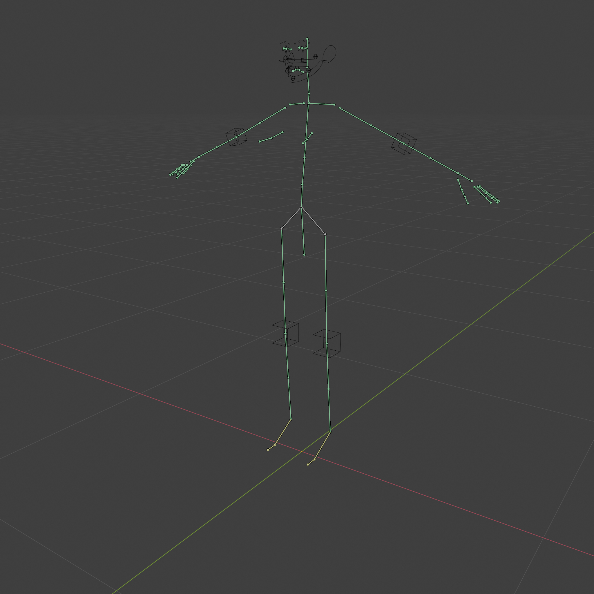 livre Humanoid Character Rig for Blender Modelo 3D - TurboSquid 1438227