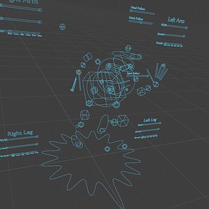 Humanoid Character Rig for Blender