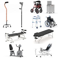 10 Models Medical Rehabilitation Equipment Collection