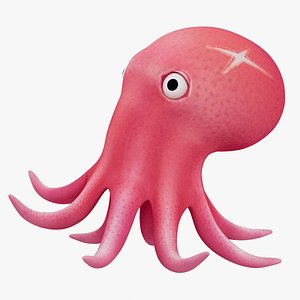 Octopus Cartoon Animate 3D
