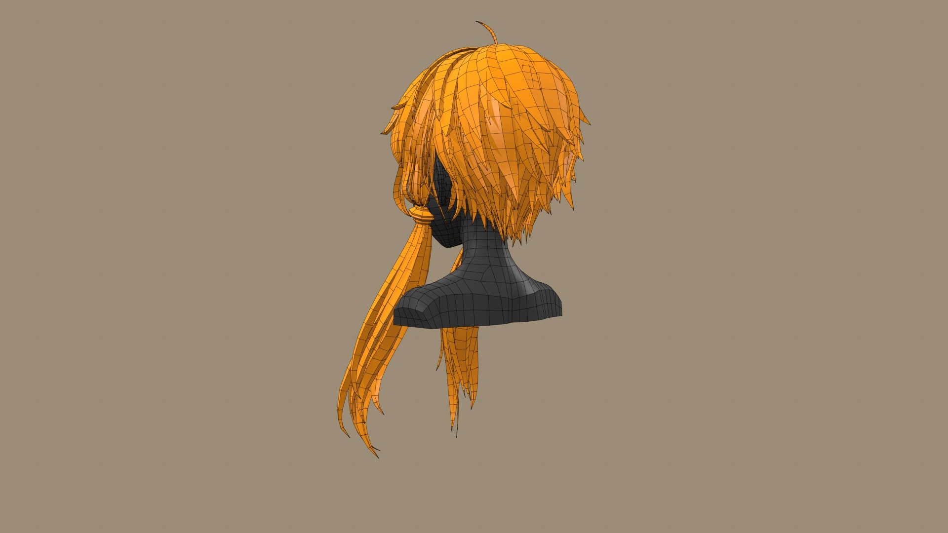 3D model hair character girl - TurboSquid 1667843