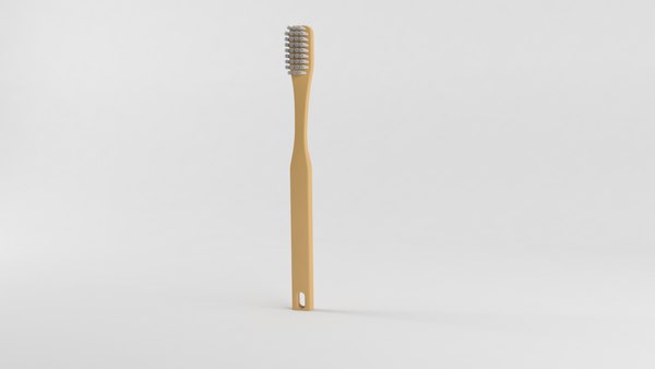 3d model basic toothbrush