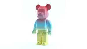 Bear Bricks Gradient 3D model