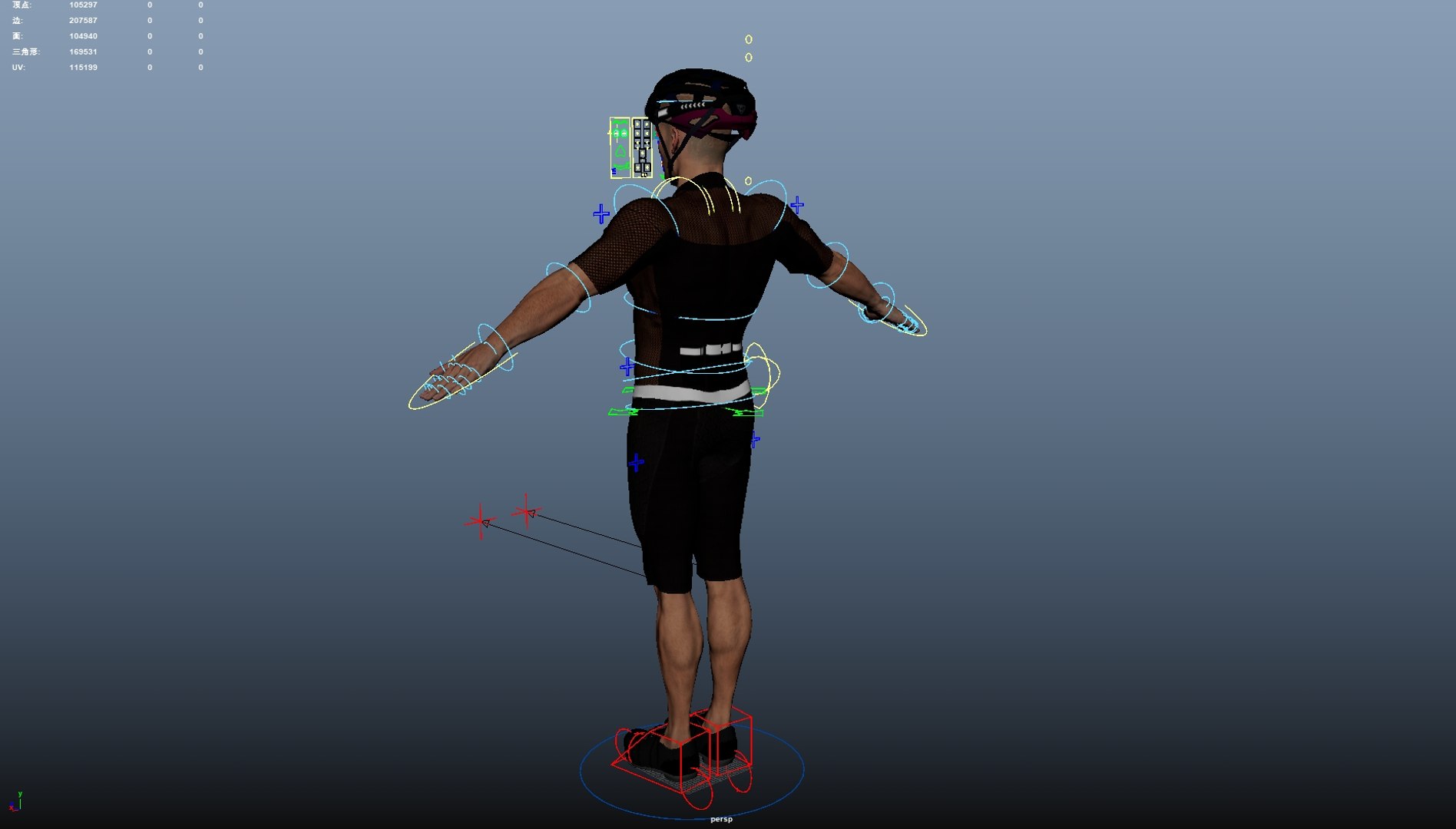 3D Bicycle Rider Model - TurboSquid 2290252