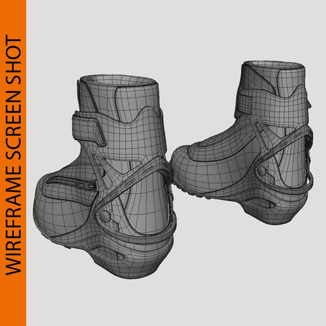 Cross Country Ski Boots 3d Ma