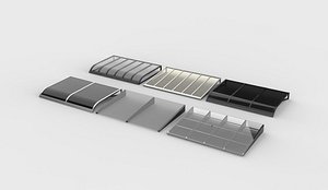 Window awning 3D model 3D model